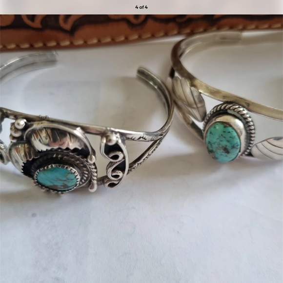 RARE ZUNI TURQUOISE CUFF BRACELET - Picture 7 of 12